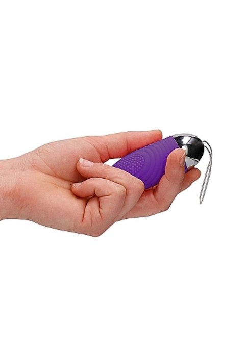 Ethan - Rechargeable Remote Control Vibrating Egg - Purple Simplicity