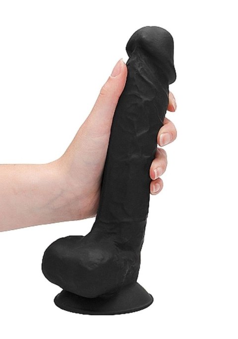 Gruby żylasty realistyczny penis przyssawka 17,8cm RealRock