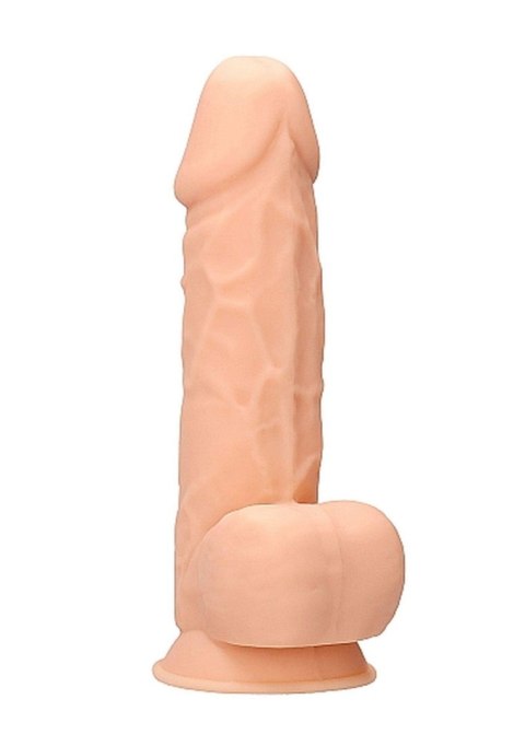 Gruby żylasty realistyczny penis przyssawka 21,5cm RealRock