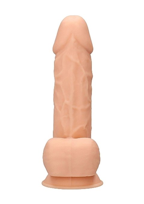 Gruby żylasty realistyczny penis przyssawka 21,5cm RealRock