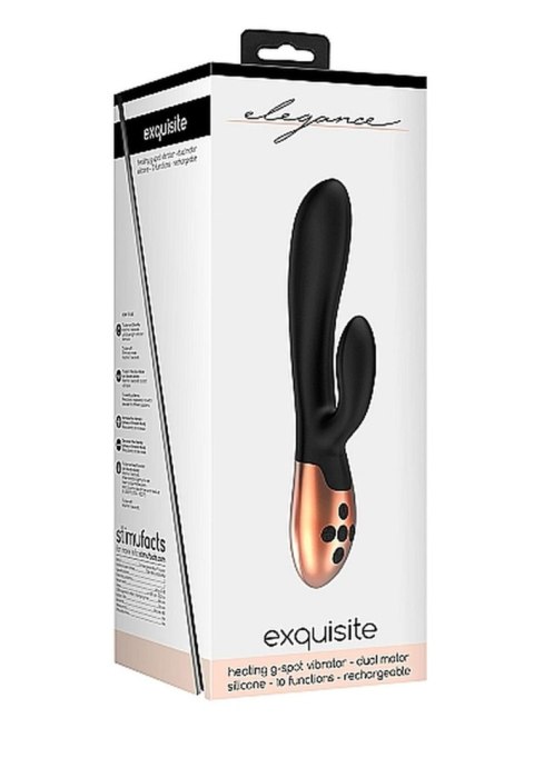 Heating G-Spot Vibrator - Exquisite - Black Elegance