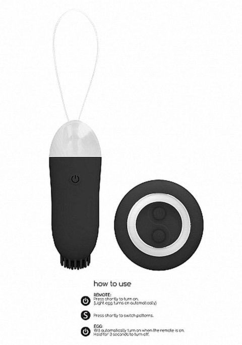 Jayden - Dual Rechargeable Vibrating Remote Toy - Black Simplicity