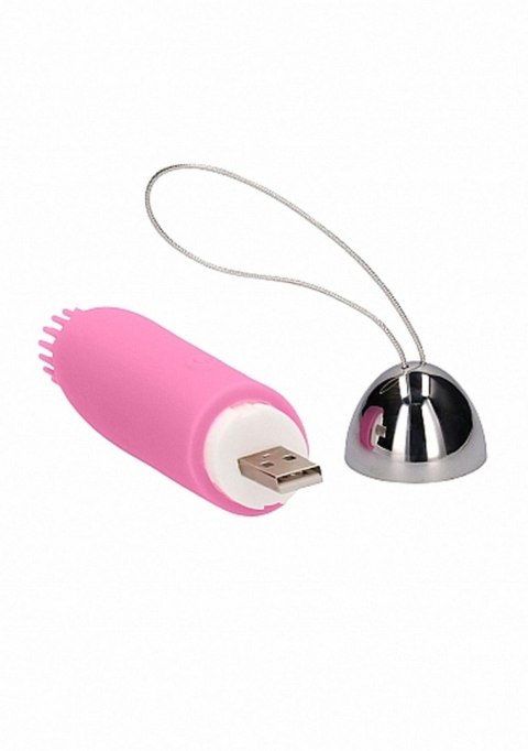 Jayden - Dual Rechargeable Vibrating Remote Toy - Pink Simplicity