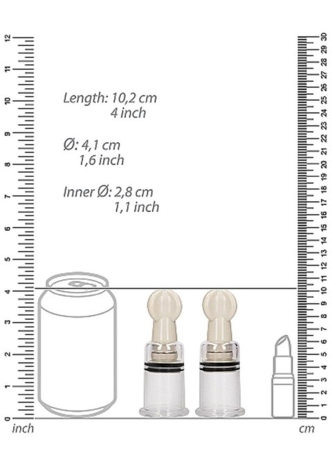 Nipple Suction Set Medium - Transparent Pumped