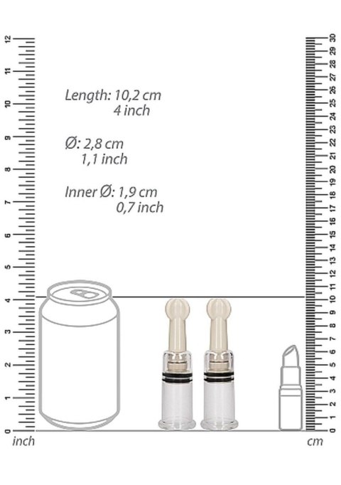 Nipple Suction Set Small - Transparent Pumped