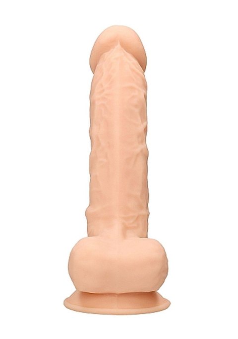 Realistyczne dildo żylaste z mocną przyssawką 18cm RealRock