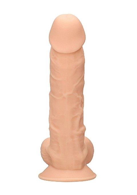 Realistyczne dildo żylaste z mocną przyssawką 18cm RealRock