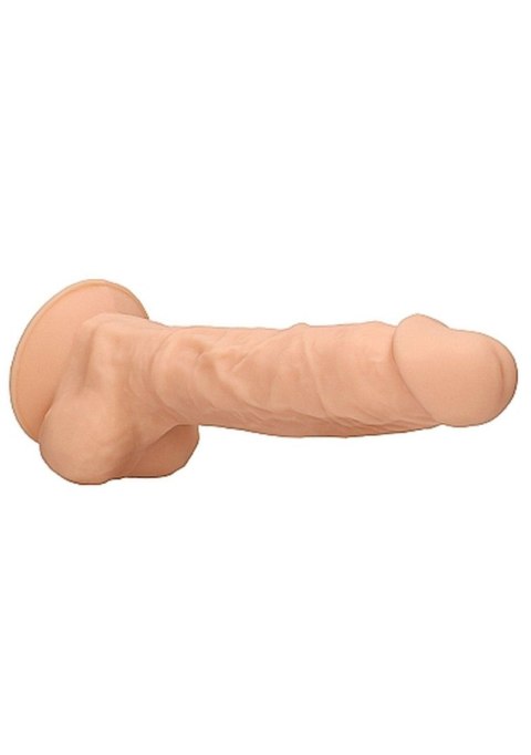 Realistyczne dildo żylaste z mocną przyssawką 18cm RealRock