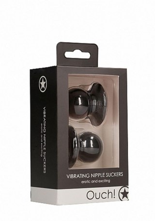 Vibrating Nipple Suckers - Black Ouch!