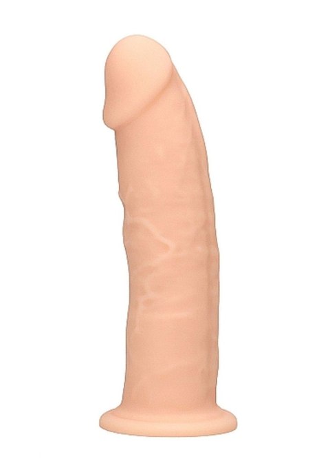 Żylaste silikonowe dildo mocna przyssawka 15 cm RealRock