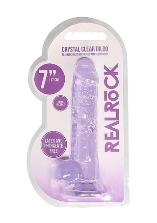 Dildo z przyssawką penis realistyczny żylasty 19cm RealRock