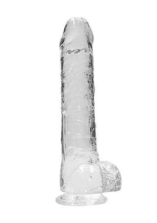 Duży wodoodporny penis dildo mocna przyssawka 25cm RealRock