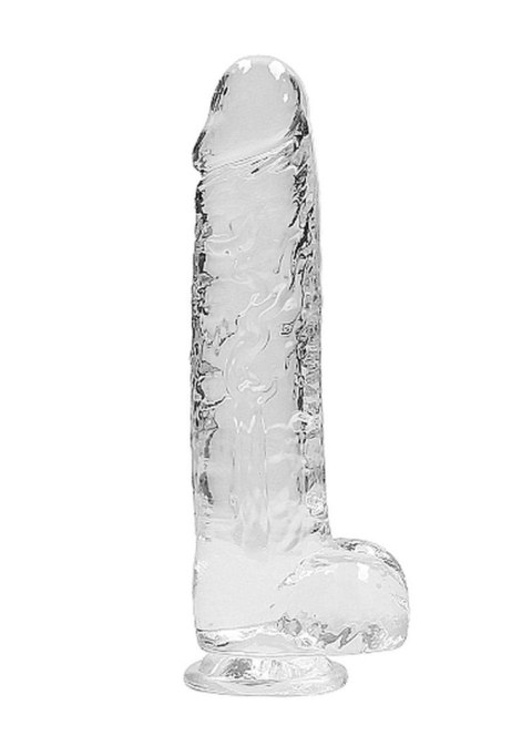 Duży wodoodporny penis dildo mocna przyssawka 25cm RealRock