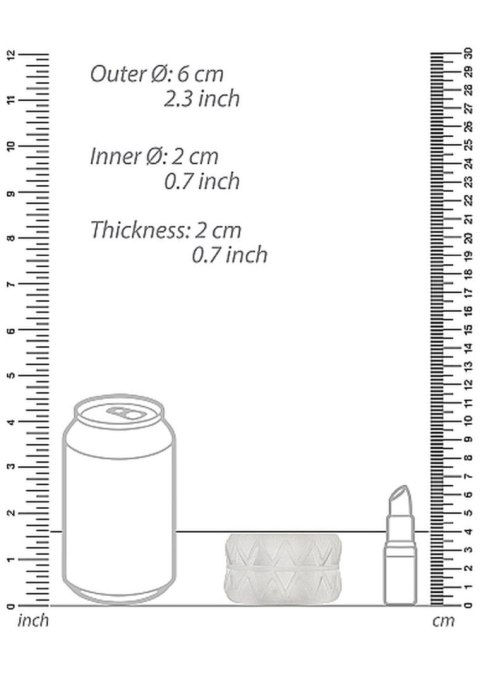 N0. 92 - Reversible Masturbator and Bumper - Transparent Sono