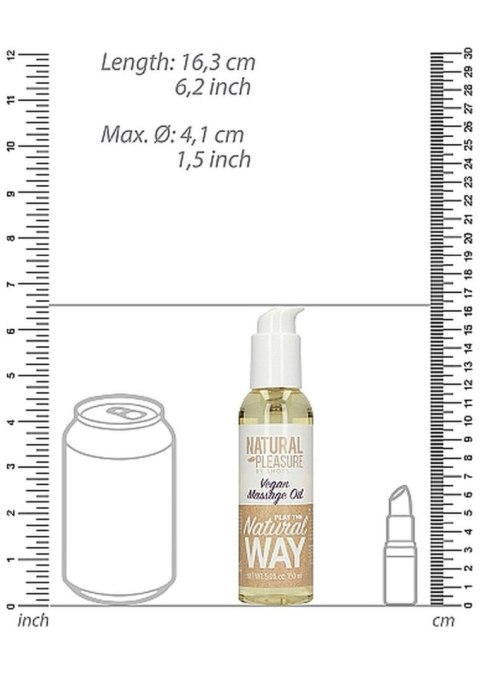 Olejek masaż erotyczny wegański naturalny 150ml Natural Pleasure