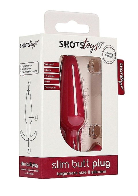 Silikonowy wodoodporny korek analny zatyczka 7,5cm ShotsToys