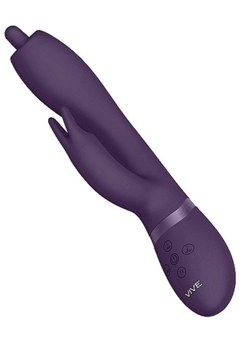 Wibrator Nilo - Pinpoint Rotating G-spot Rabbit - Purple Vive