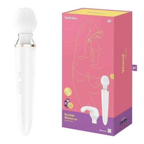 Masażer łechtaczki apka satisfyer double wand-er Satisfyer