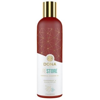 Dona - Essentiële Massageolie Herstel Pepermunt & Eucalyptus 120 ml Dona