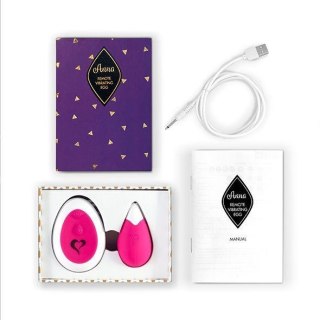 FeelzToys - Anna Vibrating Egg Remote Deep Pink FeelzToys