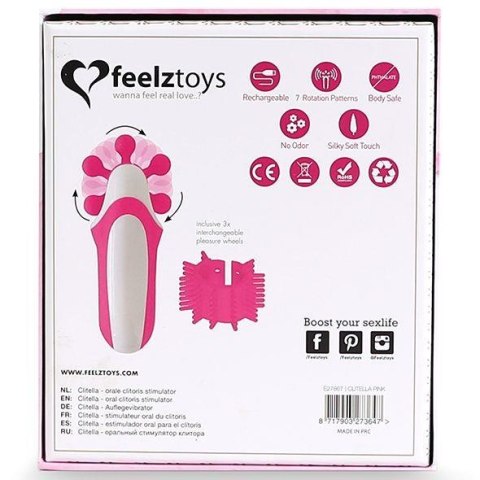 FeelzToys - Clitella Oral Clitoral Stimulator Pink FeelzToys