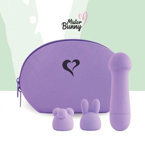 FeelzToys - Mister Bunny Massage Vibrator met 2 Dopjes Paars FeelzToys