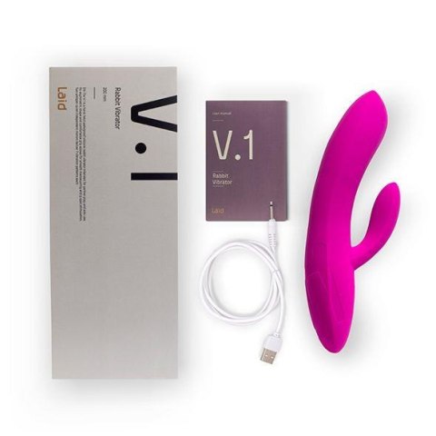 Laid - V.1 Silicone Rabbit Vibrator Roze Laid