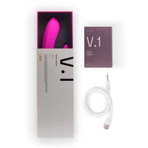 Laid - V.1 Silicone Rabbit Vibrator Roze Laid