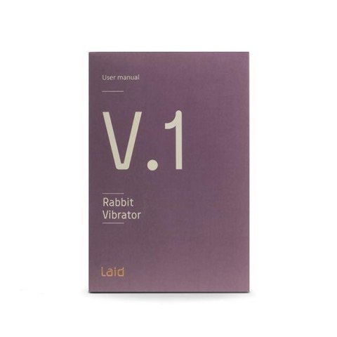 Laid - V.1 siliconen konijnenvibrator paars Laid