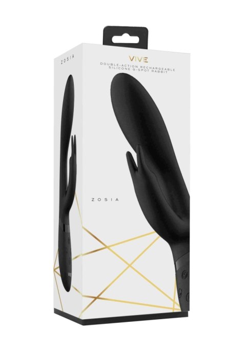 Wibrator-Zosia - Classic G-Spot Rabbit - Black Vive