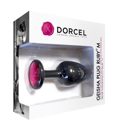 Korek analny z kryształem dorcel geisha plug m 8cm Dorcel