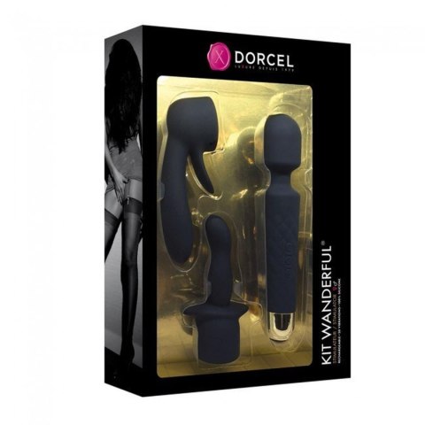 Masażer + nakładki dorcel kit wanderful 20 trybów Dorcel