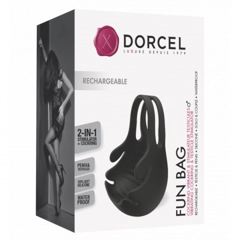 Wibrująca nakładka na jądra dorcel fun bag 9 tryb Dorcel