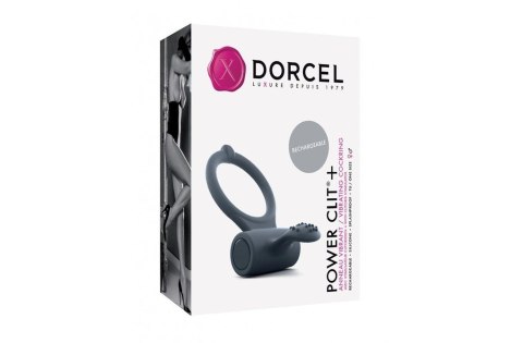 Wibrujący pierścień na penisa dorcel power clit + Dorcel