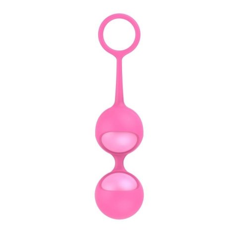 Kulki-Funballs Allison-Duo Kegel Balls Slicone Pink Power Escorts