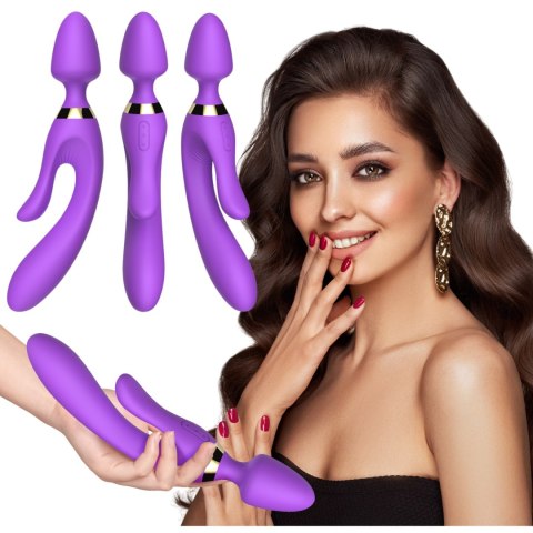 Masażer różdżka wibrator królik 9 trybów 23 cm sex B - Series Joy