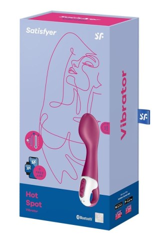 Wibrator do punktu g ogrzewany satisfyer hot spot Satisfyer