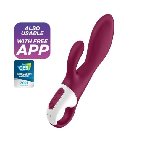 Wibrator króliczek ciepły satisfyer heated affair Satisfyer