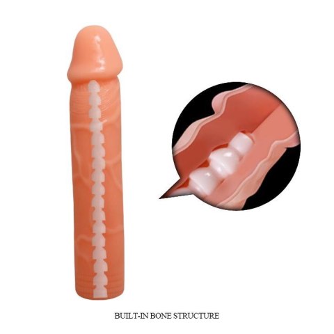 Dildo elastyczne giętkie realistyczny wygląd 19 cm BAILE