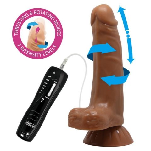 Miękkie realistyczne dildo z wibracjami 18,5 cm BAILE