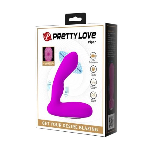 PRETTY LOVE -Piper, 12 vibration functions 12 pulse wave settings Pretty Love