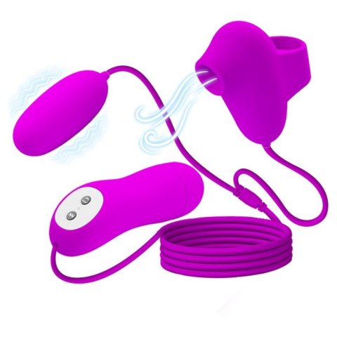 PRETTY LOVE - SUCTION & VIBRO-BULLETS, 12 vibration functions 12 sucking functions Pretty Love