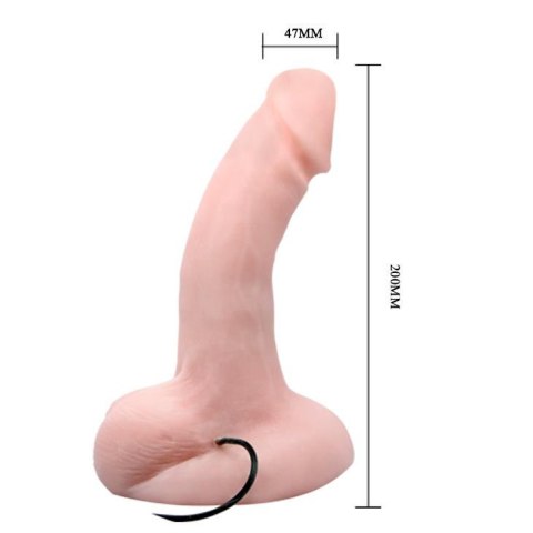 Realistyczne silikonowe dildo z wibracjami penis BAILE