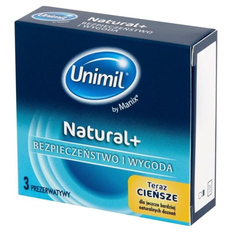 Prezerwatywy UNIMIL BOX 3 NATURAL+ Unimil