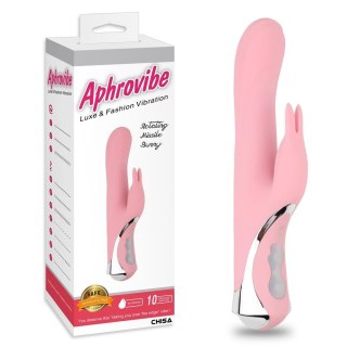 Rotacyjny wibrator króliczek masażer 24cm 10 tryb Aphrovibe