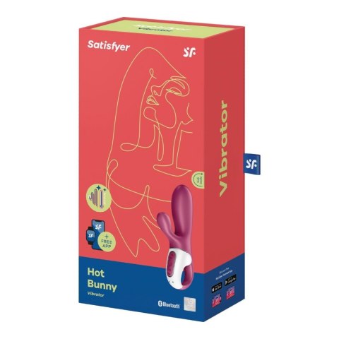 Wibrator kóliczek aplikacja Satisfyer Hot Bunny Satisfyer