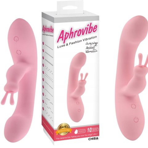 Wibrator królik punkt g łechtaczka 19cm 10 trybów Aphrovibe