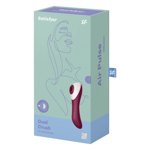 Wibrator masażer powietrzny Satisfyer Dual Crush Satisfyer