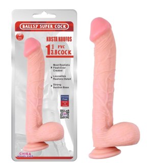 Dildo penis realistyczny członek przyssawka 35cm Ballsy Super Cock