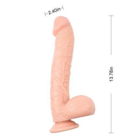 Dildo penis realistyczny członek przyssawka 35cm Ballsy Super Cock